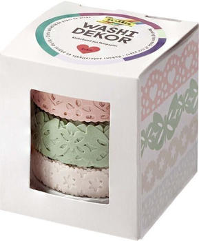 Folia Washi-Dekor 4er Set PASTELL, 2x 15mmx5m + 2x 10mmx5m Folia Washi-Dekor 4er Set PASTELL, 2x 15mmx5m + 2x 10mmx5m