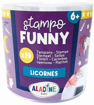 AladinE Kinder Stempel Funny Einhorn