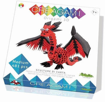 CreativaMente Creagami - Origami 3D Drachen, 481 Teile