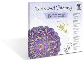 Ursus Ludwig B&auml;hr Erwachsenen Bastelsets Diamanten Mandala, lila/pink/blau (Set 8)