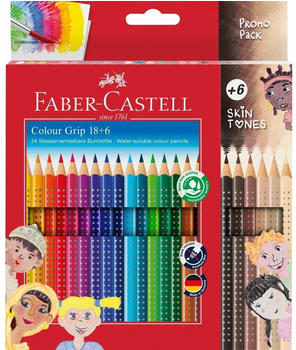Faber-Castell Colour Grip 18+6 im Farbstiftetui