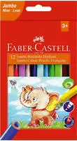 Faber-Castell 116501, Faber-Castell Buntstifte dreikant Jumbo 5.4mm 12er Karton