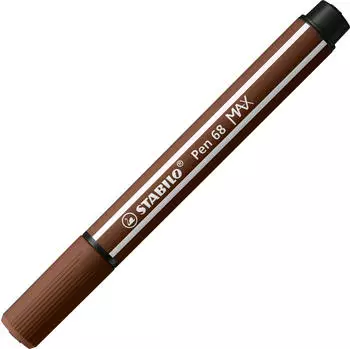 STABILO Pen 68 Max Keilspitze braun
