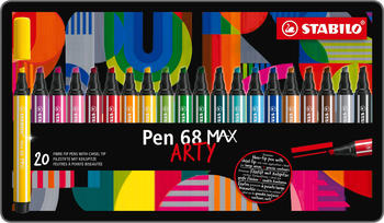 STABILO Pen 68 Max Keilspitze Etui Arty VE=20 Stifte