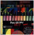 STABILO Pen 68 Max Keilspitze Etui Arty VE=24 Stifte