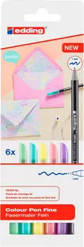 edding Fasermaler Fein 1200 Colour Pen 6er Set edding Fasermaler Fein 1200 Colour Pen 6er Set
