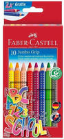Faber-Castell 280922, Faber-Castell Buntstift Jumbo Grip Promotionetui 10er