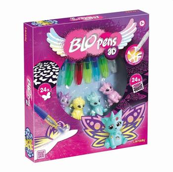 Lansay Blopens - Sprühstifteset 3D Tiere