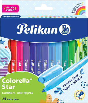 Pelikan Filzstifte Colorella Star C302, 822312, Strichbreite 0,6mm, 24 Stück
