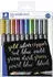 Staedtler Brush-Pen 8321 TB10 metallic brush, farbig sortiert, Pinselspitze, 1-6 mm, 10 Stück