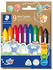 Staedtler Wachsmalstifte Noris jumbo 228 für Kleinkinder, 9 Stück