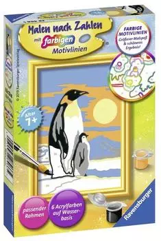 Ravensburger Malen nach Zahlen Süße Pinguine (28466)