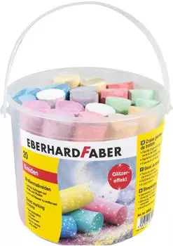 Eberhard Faber Stra&szlig;enmalkreide Glitzer 20er (526520)