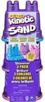 Kinetic-Sand Kinetischer-Sand Shimmers Multi Pack, 3 Farben, 340 g, Glitzersand, mit