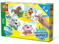 SES 14455, SES 14455 Malen mit Wasser Bauernhoftiere My First