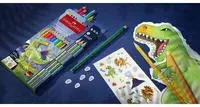 FABER-CASTELL Buntstift Colour Grip Dino 18+6