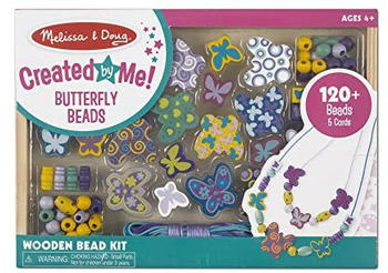 Melissa & Doug Holzperlen Set Schmetterling