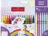 Faber-Castell Filzstifte 18+6 Einhorn, 554221, inkl. Sticker, 24 Stück