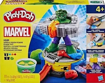 Play-Doh Marvel Hulk Quetsch- & Schmetterspa&szlig; (F98265L0)