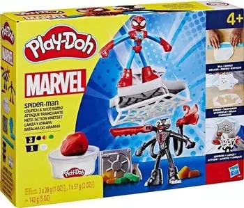 Play-Doh Marvel Spider-Man Netz-Action Knetset (F9827)