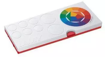 Lamy Farbkasten aquaplus rot Deckfarbkasten 1 Deckwei&szlig; und 12 Farben (1222609)
