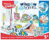 Maped Fenstermalfarben Window Stickers 5 Farben a 25ml inklusive 30 Malvorlagen (907036)