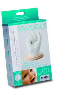 Glorex Memories Komplettset zur Erstellung von Hand- und Fu&szlig;abdr&uuml;cken