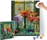 Schipper Malen nach Zahlen "Meisterklasse Premium - Blumenliebe" Made in Germany