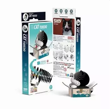 Eugy 3D Bastelset Tuxedo-Katze