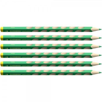 STABILO EASYcolors Linksh&auml;nder 6er Pack deckgr&uuml;n opaque
