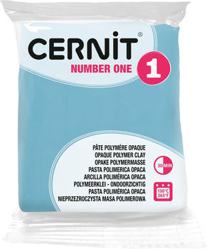 Cernit Numer One Polymer-Ton 56g karibikblau