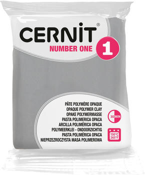 Cernit Numer One Polymer-Ton 56g grau