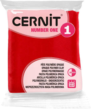 Cernit Numer One Polymer-Ton 56g X-mas rot