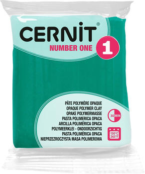 Cernit Numer One Polymer-Ton 56g gr&uuml;n