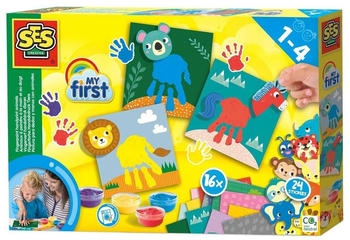 SES Creative My first-Fingerfarbe Handabdruck Tiere