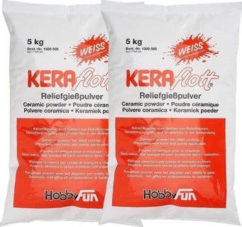 HobbyFun Keraflott Reliefgie&szlig;masse wei&szlig; 10kg