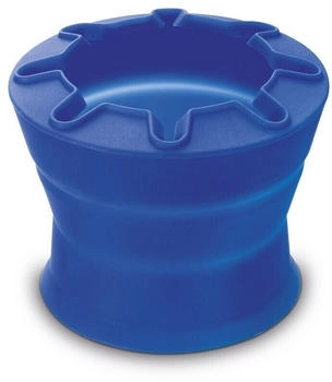 Lamy Wasserbecher aquaplus mit Wellenrand als Pinselablage faltbar blau (1231403)