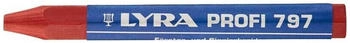 Lyra Profi 797 12 Stück rot eckig gespitzt papiert 12 cm lang (4870017)
