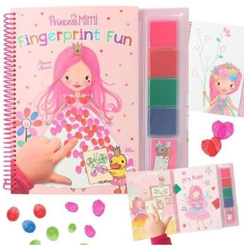 Galt Princess Mimi Malset Fingerprint Fun Malbuch und Stempelkissen, (12105)