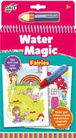 Jumbo Malset 1004399 Water Magic Feen, Wassermalbuch m. Wasserstift, 6 Seiten, ab 3
