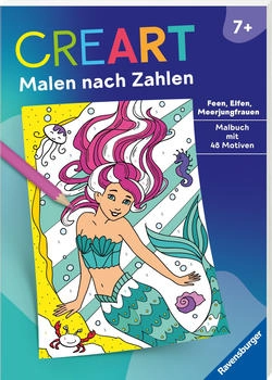 Ravensburger Kreativit&auml;t CreArt Malen nach Zahlen Feen, Elfen, Meerjungfrauen (48914)