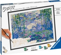 Ravensburger Malen nach Zahlen "CreArt, ART Collection, Waterlilies (Monet)"...