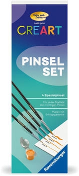 Ravensburger Malen nach Zahlen Pinselset in Blechdose (4 Pinsel) (25559)