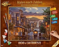 Schipper Malen nach Zahlen "Meisterklasse Premium - Abendstimmung in San Francisco"