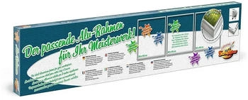 Schipper Malen nach Zahlen Zubehör Alurahmen Triptychon Silber 120x40 cm (605270766)
