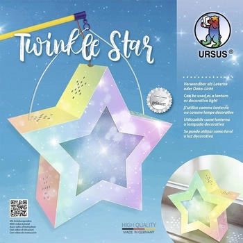 Ursus Home Decoration Twinkle Star Feenstaub Stern Bastel-Set (18770004)