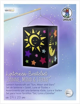 Ursus Laternen-Bastelset Sonne, Mond & Sterne (2370099)