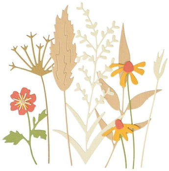 Sizzix Thinlits Stanzschablone "Delicate Autumn Stems"