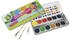 Jolly Supertabs 12 Deckfarbkasten 1 Deckweiß 2 Pinsel und 12 Farben
