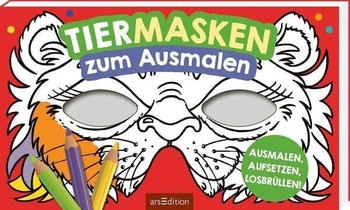 Ars Edition Tiermasken zum Ausmalen